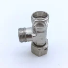Equal Pipe Fitting Stainless Steel Pipe Fitting Factory Ss Swivel Nut Run Tee Hydraulic Pipe Fitting