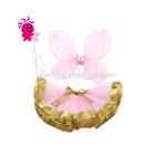 New Style Hot Selling Fuzzy Baby Girls Dress Pink Fairy Tutu Skirt