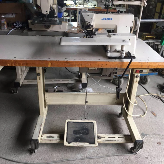 Используется оригинальный JUKI 641 слепой шить hemming Промышленная швейная машина