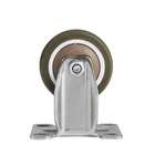 Hand Truck Caster Wheel 2 inch TPR(TPE) Fixed Caster Wheel Light Duty Wheel