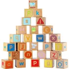 Colorful construction geometric assembling stacking wooden toy building blocks set for kids education