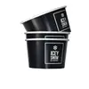 Factory Price Black Paper Dessert Cups - 12 oz Disposable Ice Cream Bowls - Perfect For Your Yummy Foods!