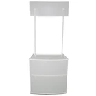 Portable PP Plastic Counter Display Supermarket Promotion Table