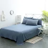Light Blue 4 Piece 300 Thread Count 100% Cotton Bed Sheet Bedding Set