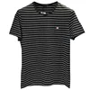 Hot sales customize fashion stripe 100% cotton tshirt for men