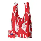 foldable eco-friendly polyester shopping bag