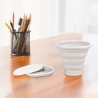 Customized Novelty Design 300ml Healthy Collapsible Coffee Cup Silicone Portable Folding Water Cup