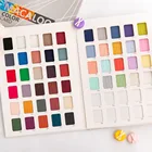 Solid crinkle cotton muslin double gauze fabric with color card