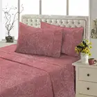 Wholesale hot sale embossed microfiber bed sheet set