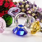 High Quality Colorful Clear Crystal Diamond Ring Different Size Diamond Crystal For Gift Or Decoration