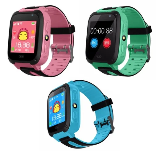 S4 cheap kids smart watch with Flashlight Remote Camera Touch Screen SOS Phone Call SIM Children Watch - ANKUX Tech Co., Ltd