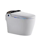 Intelligent one piece Closestool Water Closet Smart Floor mounted P trap Toilet China Factory