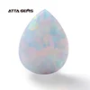 Pear Cut Crystal White Opal Gem Stone 17C Fire Opal Gemstone