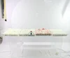 Iangel factory customize size clear square acrylic ghost table wedding table