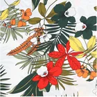 Fabric textiles satin bubble floral summer hawaiian print chiffon fabric