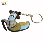 Rubber Pvc 3d Design Tourist Souvenir New Products Carabiner Inlanyard Tooth Shape Custom Motorcycle Keychain