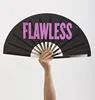 Wholesale custom plastic nylon fold hand fan manufacture