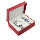 fashion luxury branded Red man and women double leather watch box