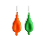 Eco Friendly Interdental Brush with Stainless Colored Steel Wire Personal Care Brush pick