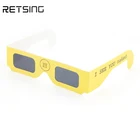 Cheap Paper Circular Polarized 3D Cardboard Glasses