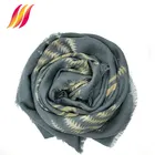 Hot Selling Good Quality Custom Printed Wool Shawls Scarf