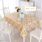 European-style Plastic Pvc Soft Glass Bronzing Waterproof Non-slip Table cloth