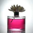 Wholesale Perfume Round 100ml Fragrance Reed Aroma Diffuser Glass Bottle essential oil aromatherapy bottles