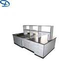 Full steel dental lab work bench, laboratory furniture, dental lab equipment