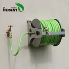 china items multi function hand held stainless steel metal 40m hose reel wall mounted garden equipment and tools