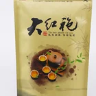 zipper custom stand up tea packaging pouch aluminum foil tea bag