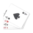 High Quality Men Fashion Poker Metal Copper Brooch in bulk