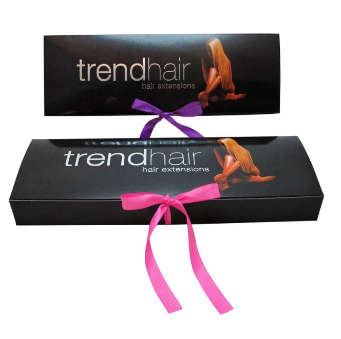 Custom Bundle Weave Box Hair Extension Packaging Wholesale For Wig