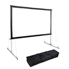 Portable Projector Screen 150 Inch Front Fast Fold Projection Screen