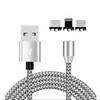Original Factory High Quality Magnetic Micro USB Cable 360 Degree Round Plug 2.4A Charging Cable with LED Indicator