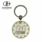 Low price brass animal shape custom metal key ring