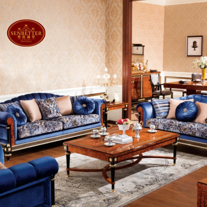 0069 nouveau luxe classique salon canapé meubles de maison/hôtel meubles