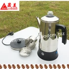Professional cafe stainless steel turkish espresso coffee maker heating element pot