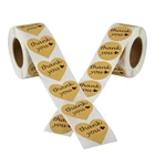 Factory Price Paper Clear Printing Roll Bottle Label Thank You Sticker
