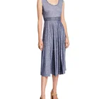 A-line women clothing midi dress casual