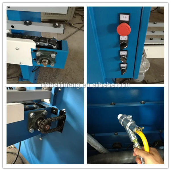 parts of the glass sandblasting machine