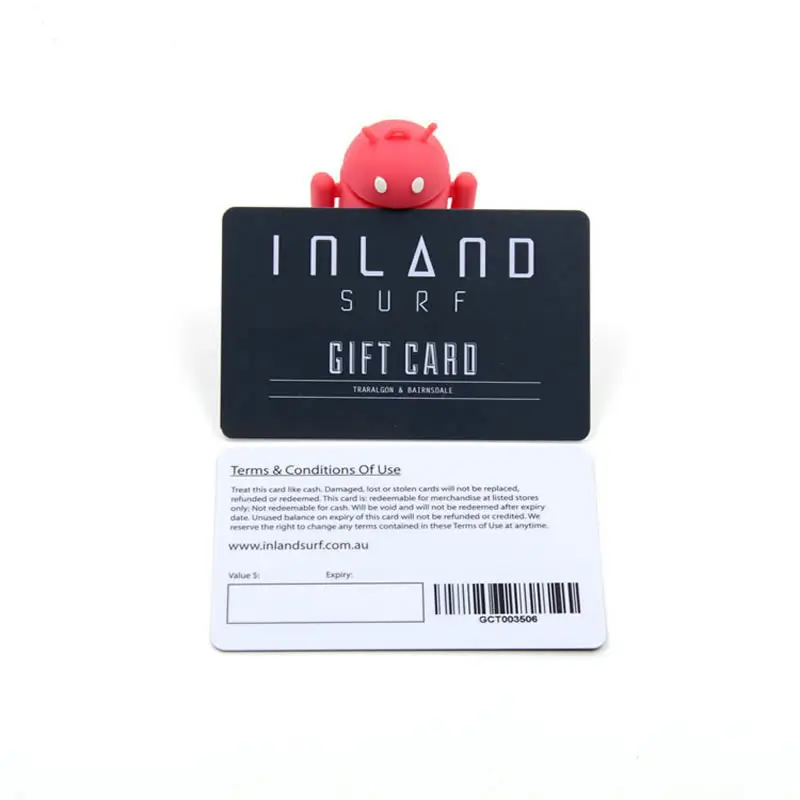 china barcode gift card