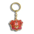 Customized exquisite key chains, metal dropping rubber key chains, cartoon animation key chains