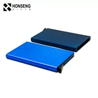 One-Stop Service Credit Card Holder Rfid Hight Quality Aluminium Rfid Blocking Business ID Name Credit Card Holder Case