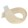 Europe remy human hair 16 inch blonde tape hair extensions