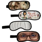 Custom logo microfibre sleeping eyemask travel eye mask