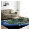 Big large 3D DIY play toys Microfiber Flannel Quick Drying Washable bath rug mat baby carpet cover area rugs for living room