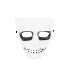 Yiwu Factory Wholesale Cosplay White Plastic Human Mask for Halloween