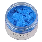 Private Label Fashion Temporary Disposable Clay Hair Styling Cream Pomade Color Hair Wax