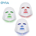LED Face Mask 7 Color Photon Light Therapy Facial Skin Care System Anti-Aging Tightening Toning Wrinkle Acne Treatment