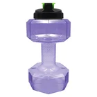 Best whey protein shaker bottle dumbbell water jug 2.2L